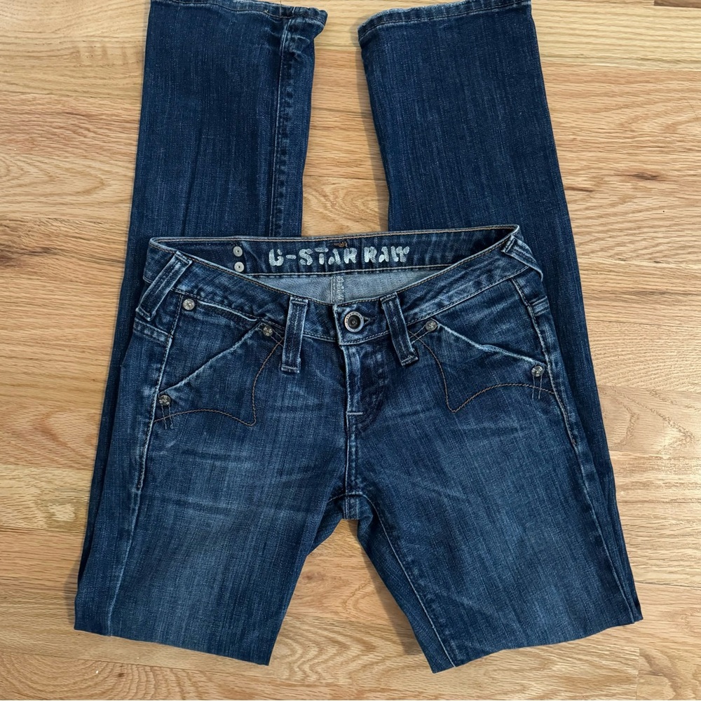 G-Star Blue Straight Leg Jeans Classic Style
